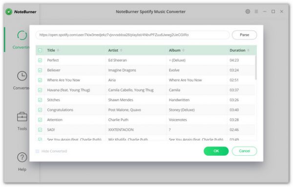 Are you sble to download to spotify playlists